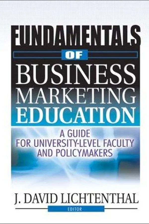 Capa de Fundamentals of Business Marketing Education