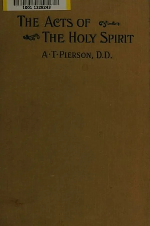 Capa de The Acts of the Holy Spirit