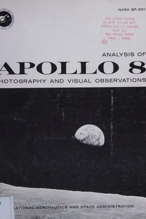Capa de Analysis of Apollo 8