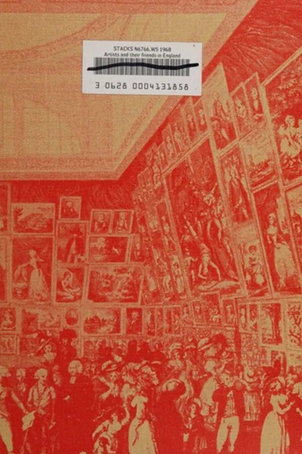 Capa de Artists and their friends in England, 1700-1799