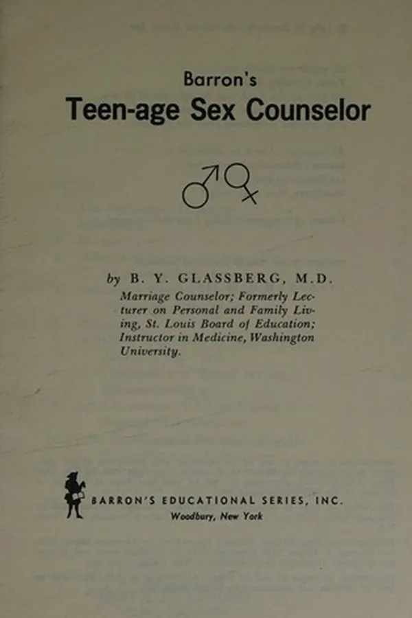 Capa de Barron's teen-age sex counselor