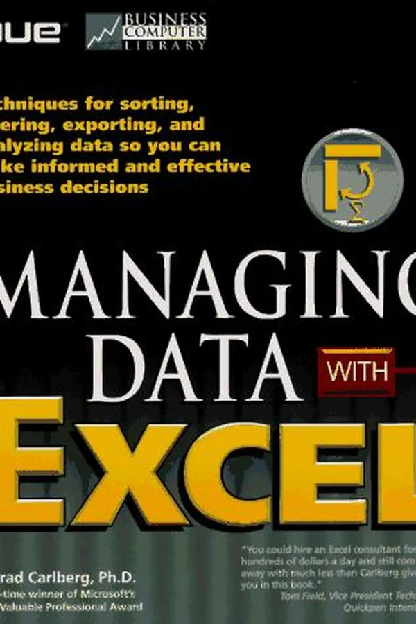 Capa de Managing data with Excel