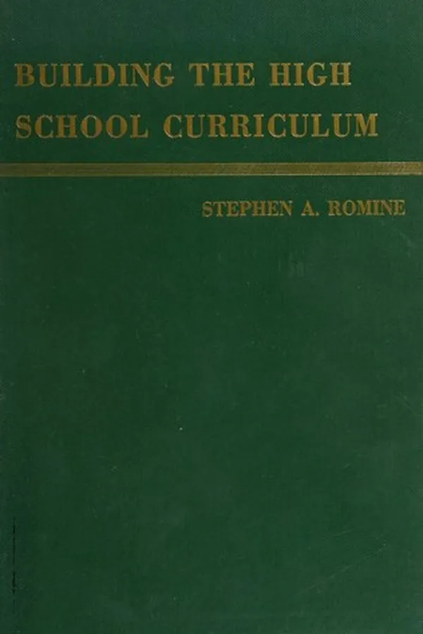 Capa de Building the high school curriculum