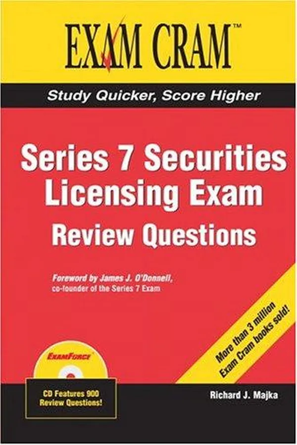 Capa de Series 7 Securities Licensing Review Questions Exam Cram