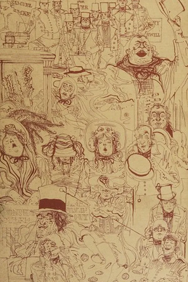 Capa de The posthumous papers of the Pickwick Club