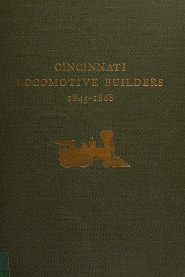 Capa de Cincinnati locomotive builders, 1845-1868
