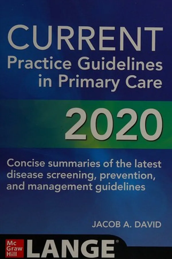 Capa de CURRENT Practice Guidelines in Primary Care 2020