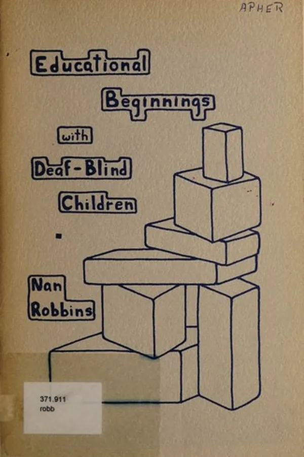 Capa de Educational beginnings with deaf-blind children