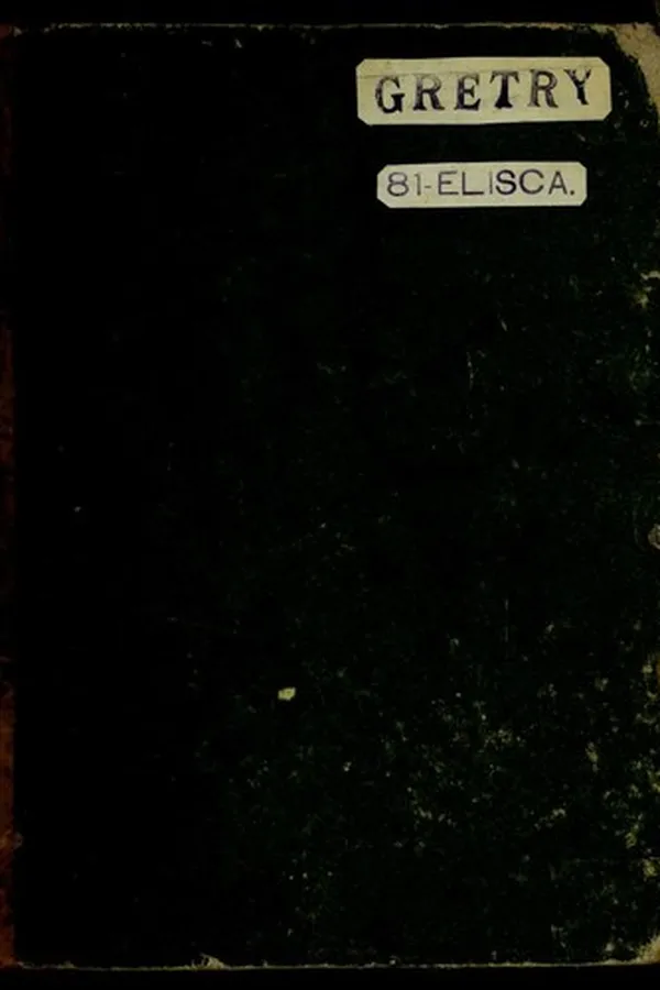 Capa de Elisca, ou, L'habitante de Madagascar