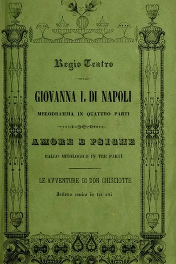 Capa de Giovanna Prima | di Napoli | melodramma in quattro parti