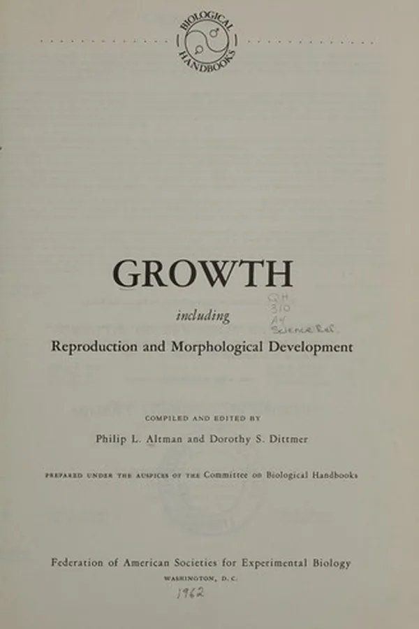 Capa de Growth, including reproduction and morophological development