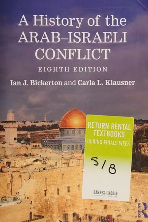 Capa de A history of the Arab-Israeli conflict
