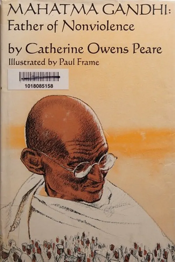 Capa de Mahatma Gandhi, father of nonviolence