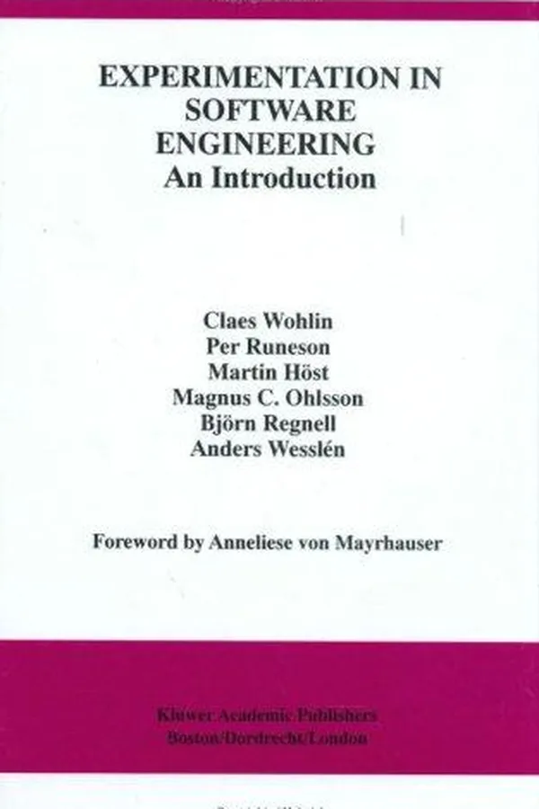 Cover of Experimentation in software engineering