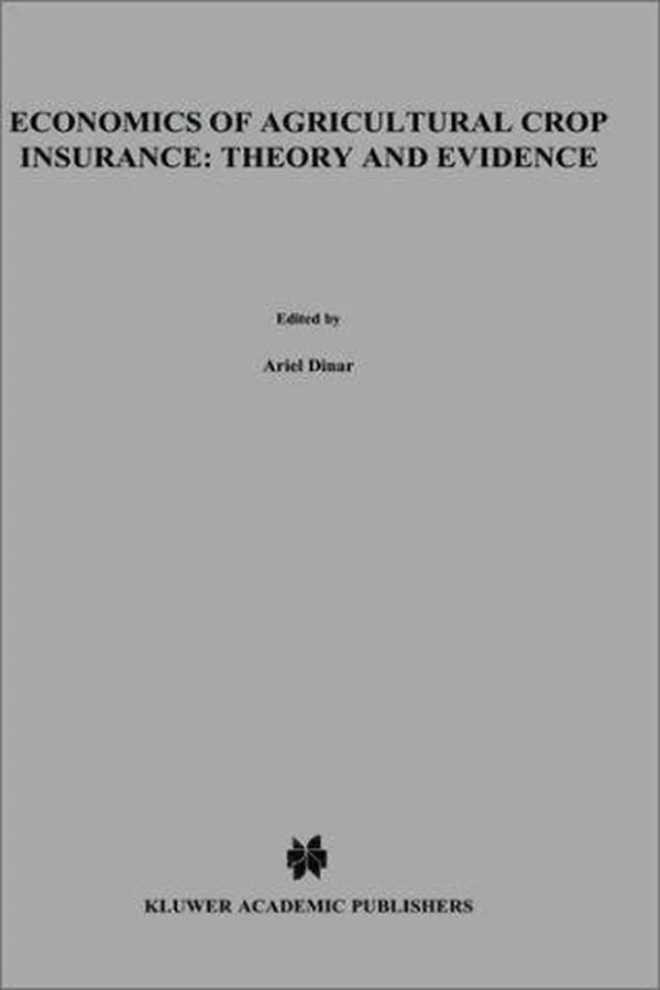 Capa de Economics of agricultural crop insurance