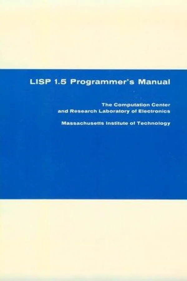 Capa de LISP 1.5 Programmer's Manual