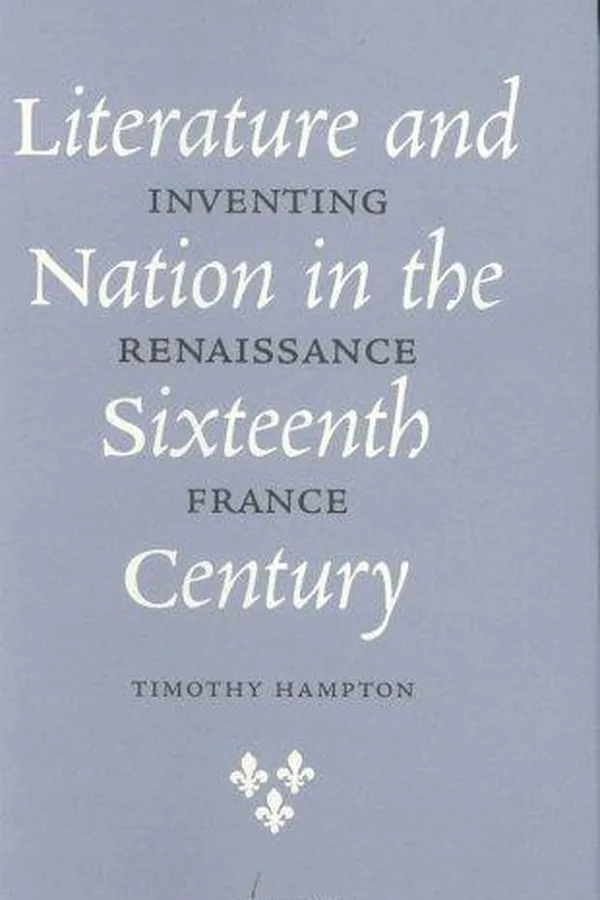 Capa de Literature and nation in the sixteenth century