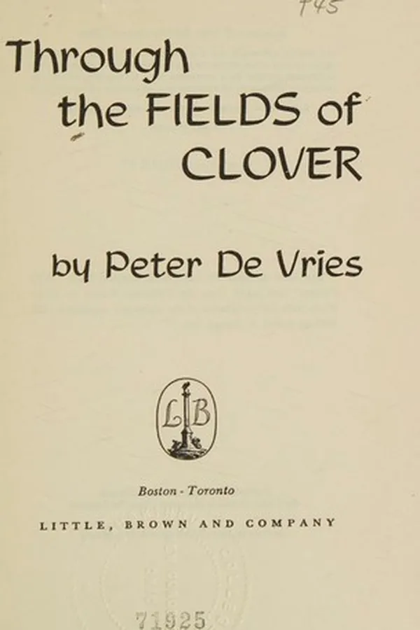 Capa de Through the fields of clover