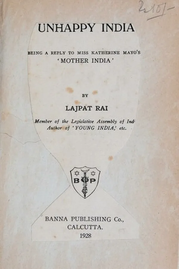 Capa de Unhappy India