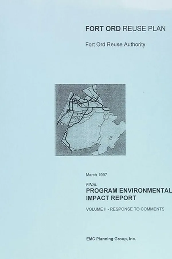 Capa de Fort Ord reuse plan