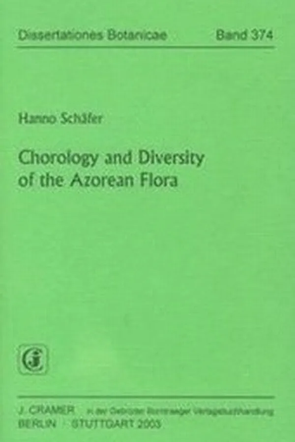 Capa de Chorology and Diversity of the Azorean Flora