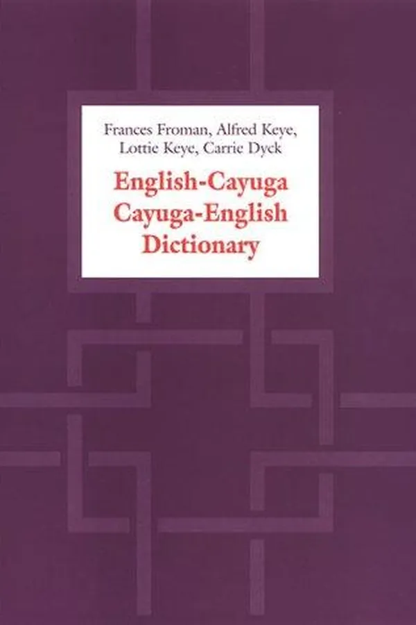 Capa de English-Cayuga/Cayuga-English dictionary =