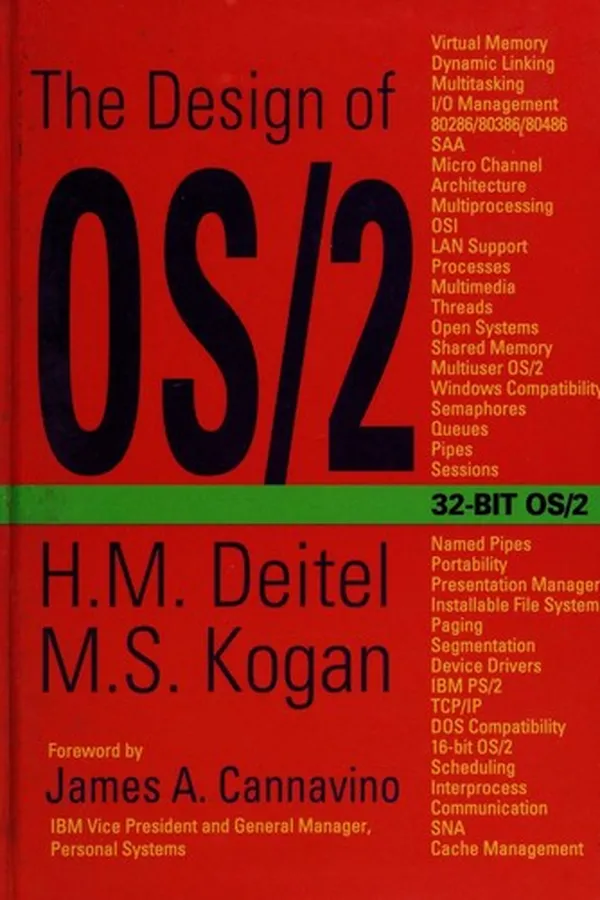 Capa de The Design of OS/2