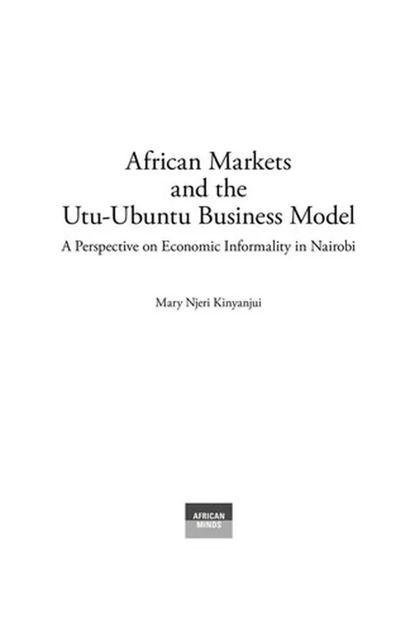 Capa de African Markets and the Utu-buntu Business Model