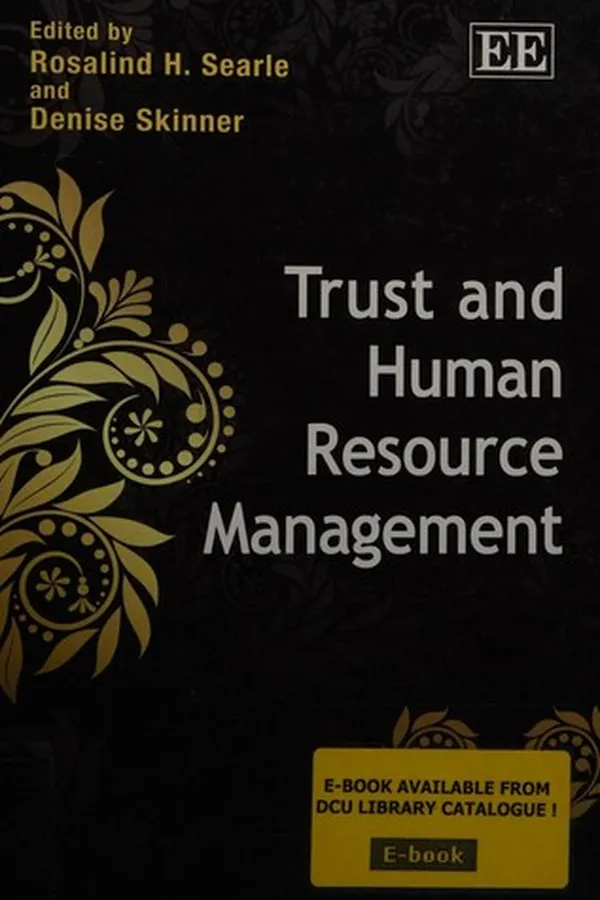 Capa de Trust and human resource management