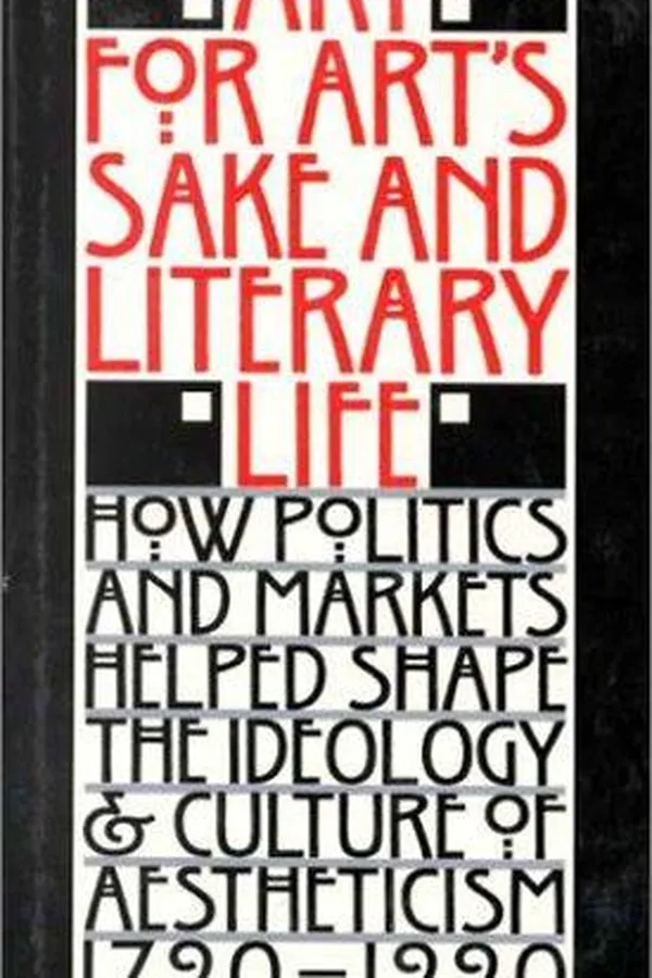 Capa de Art for Art's Sake and Literary Life