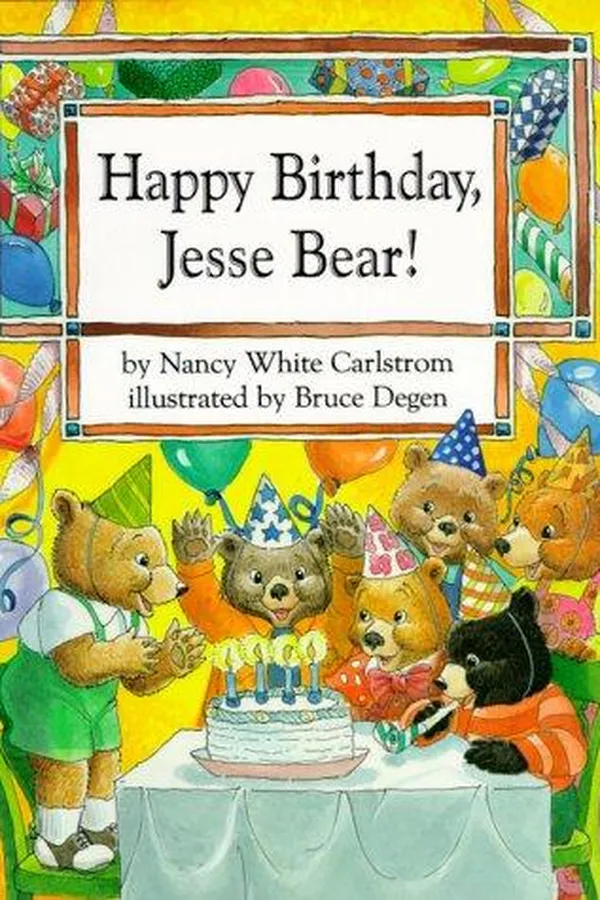 Capa de Happy Birthday. Jesse Bear!