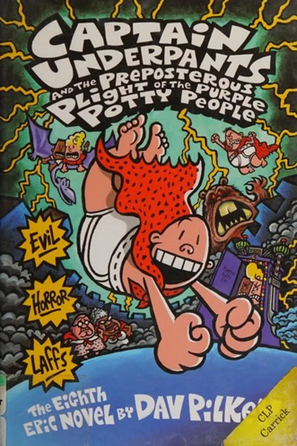 Capa de Captain Underpants and the Preposterous Plight of the Purple Potty People