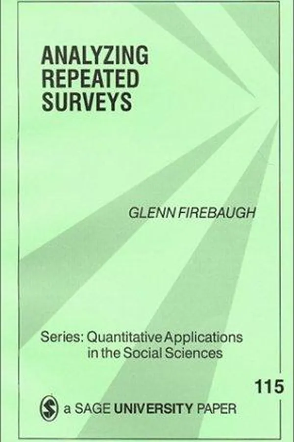 Capa de Analyzing repeated surveys