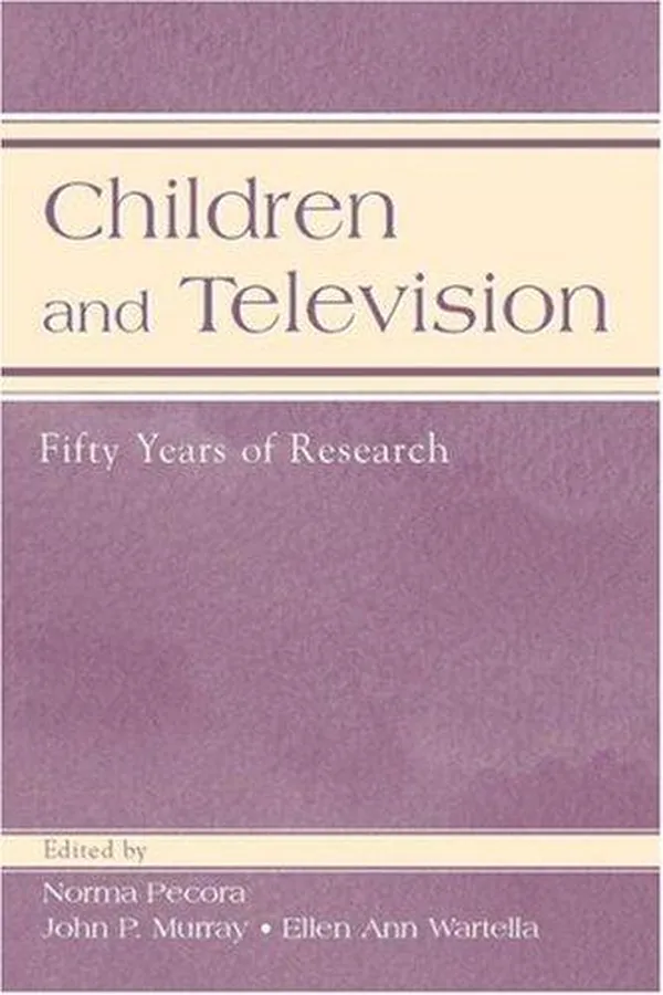 Capa de Children and television