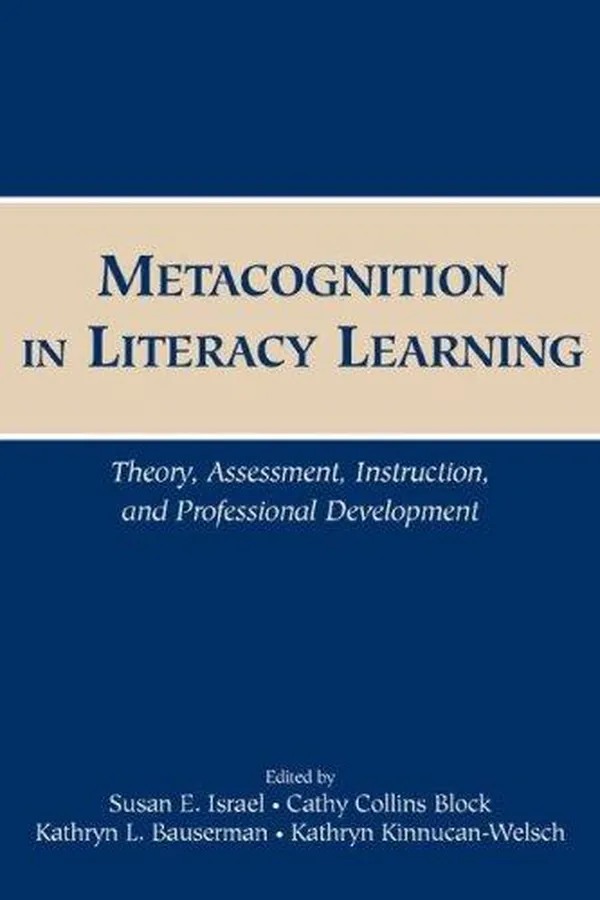Capa de Metacognition in literacy learning
