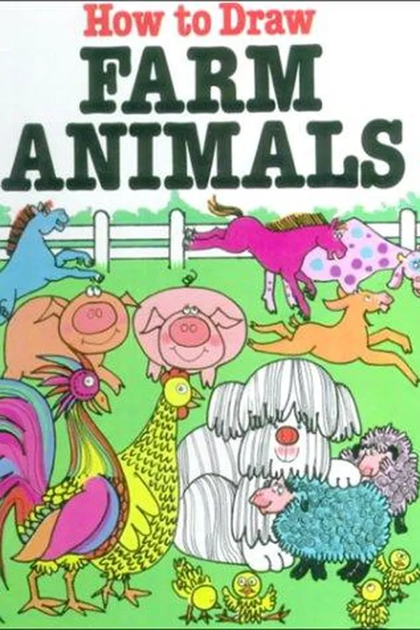 Capa de How to draw farm animals