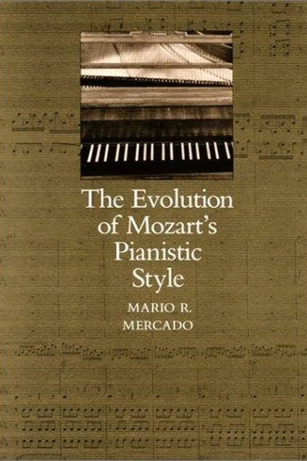 Capa de The evolution of Mozart's pianistic style