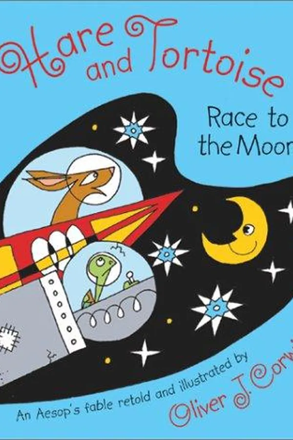 Capa de Hare and Tortoise race to the moon