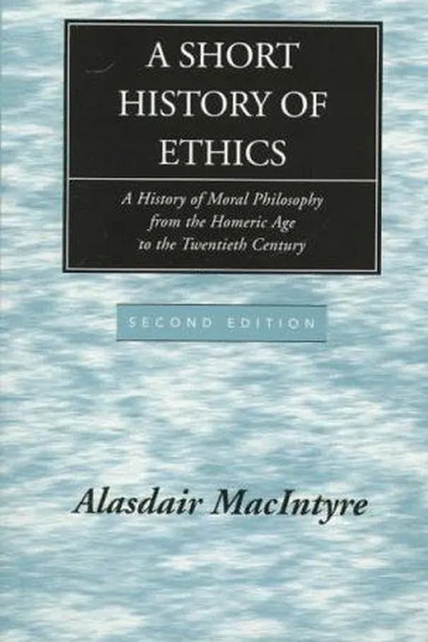Capa de A short history of ethics
