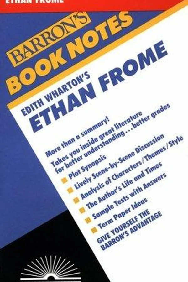 Capa de Edith Wharton's Ethan Frome (Barron's Book Notes)