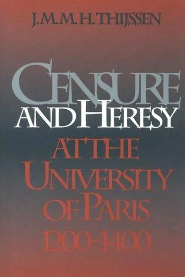 Capa de Censure and heresy at the University of Paris, 1200-1400