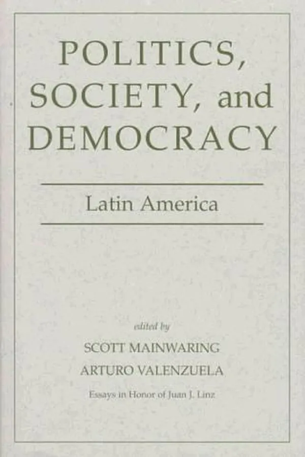 Capa de Politics, society, and democracy