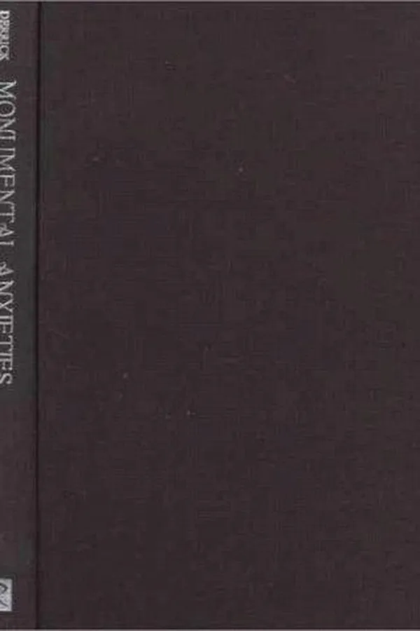 Capa de Monumental anxieties