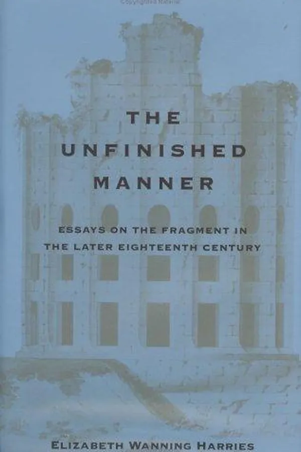 Capa de The unfinished manner