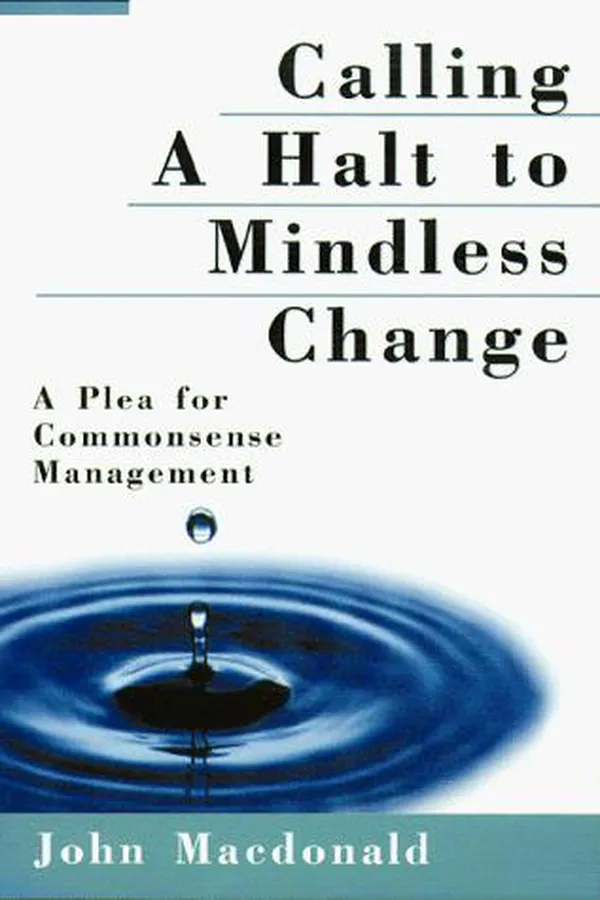 Capa de Calling a halt to mindless change