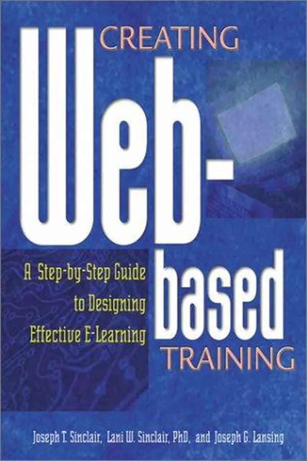 Capa de Creating Web-based training