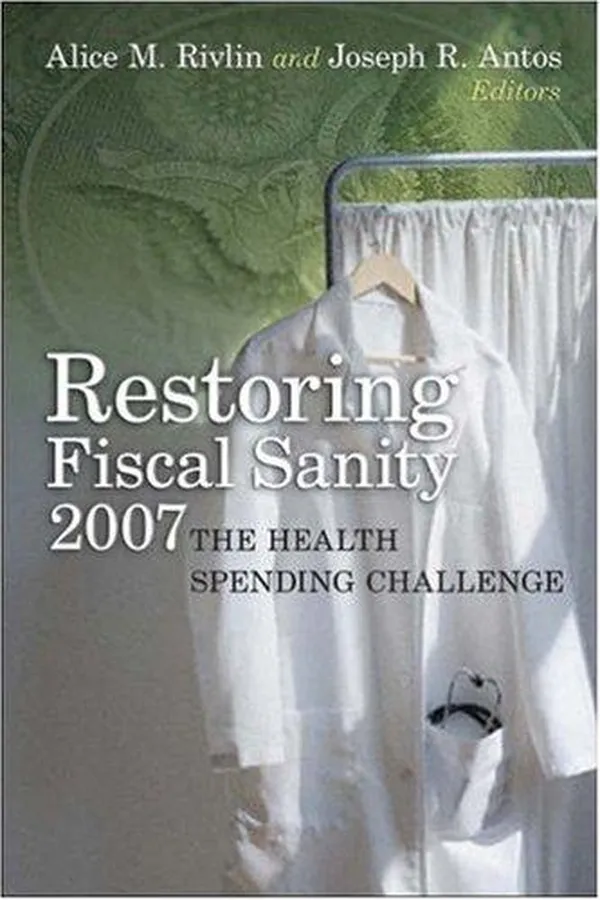 Capa de Restoring fiscal sanity 2007