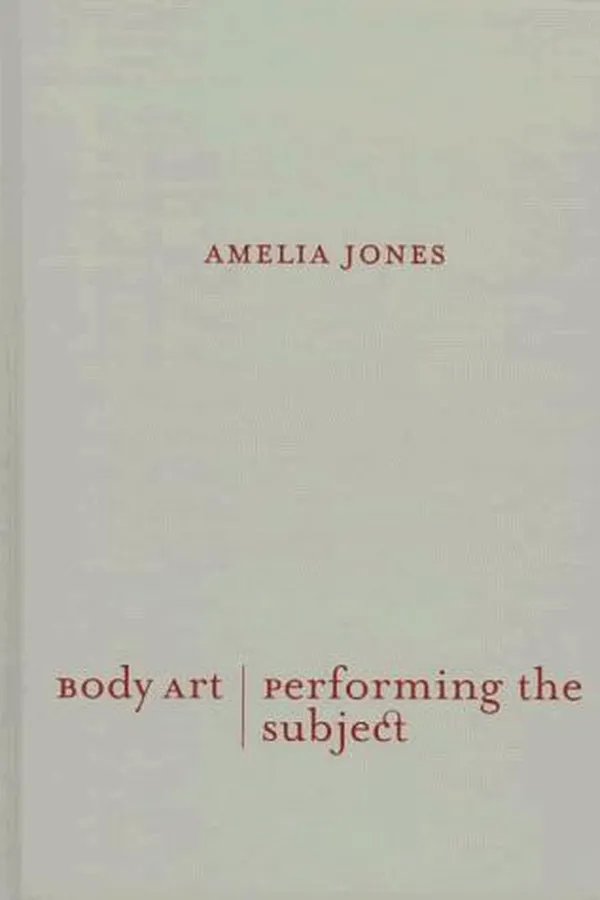Capa de Body art/performing the subject