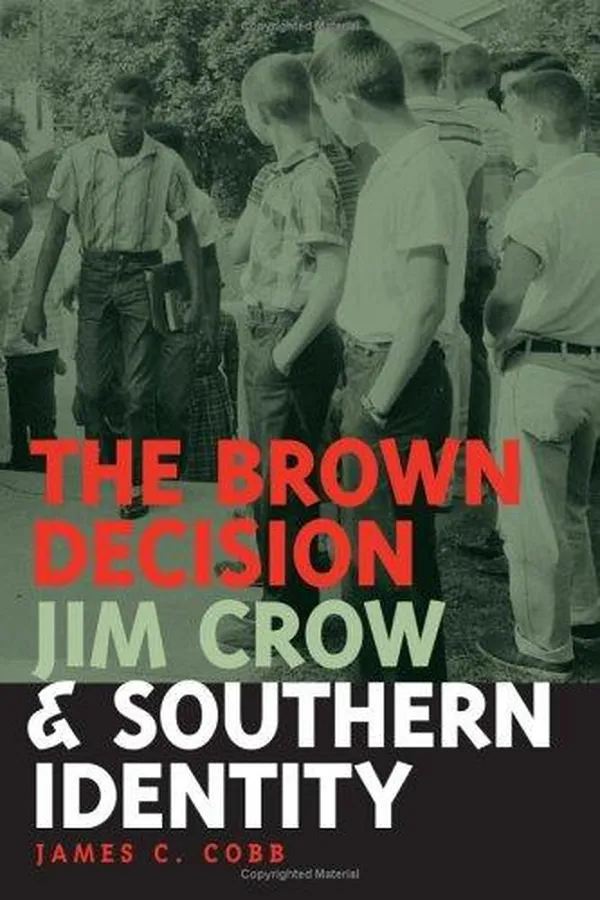 Capa de The Brown decision, Jim Crow, and Southern identity