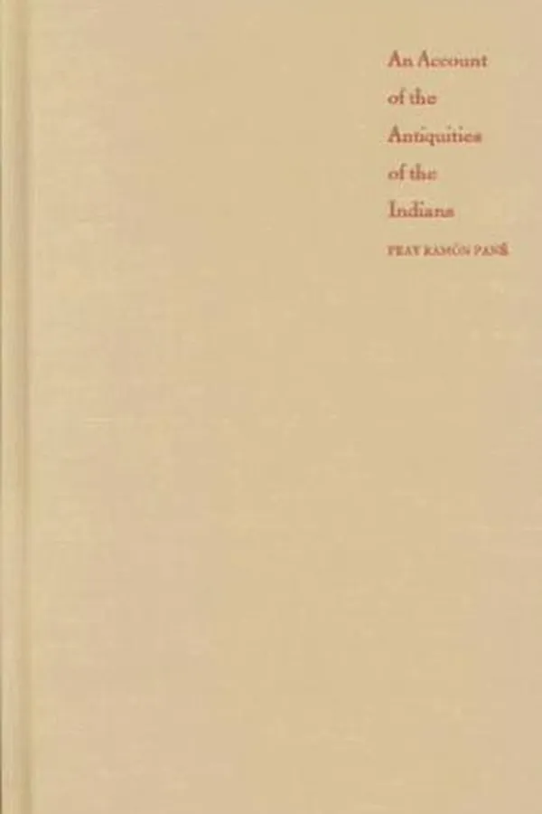 Capa de An account of the antiquities of the Indians